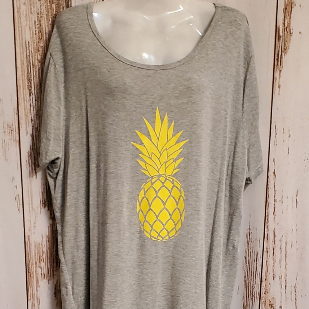 🌹5/$25 Bundle Sale Aceshin Pineapple short sleeve T-shirt NEW Size 3XL